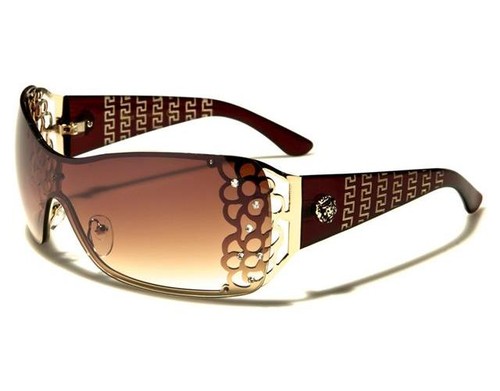 Designer kleo wrap sunglasses
