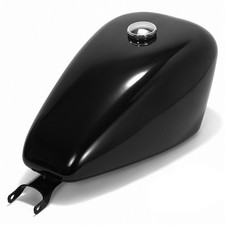 For Harley Sportster Gloss Black 4.2 Gal. Fuel Gas Tank Fit XL883 XL1200 2007-23