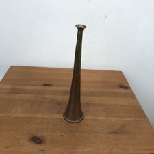 hunting horn vintage copper