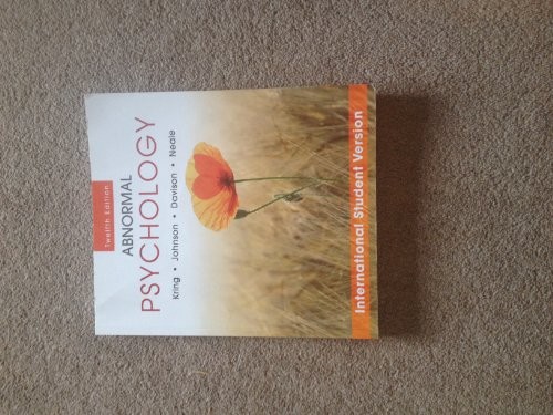 Abnormal psychology neale - abnormal, psychology,