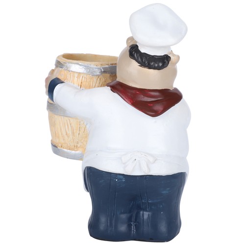 Resin chef statue toothpick - resin,