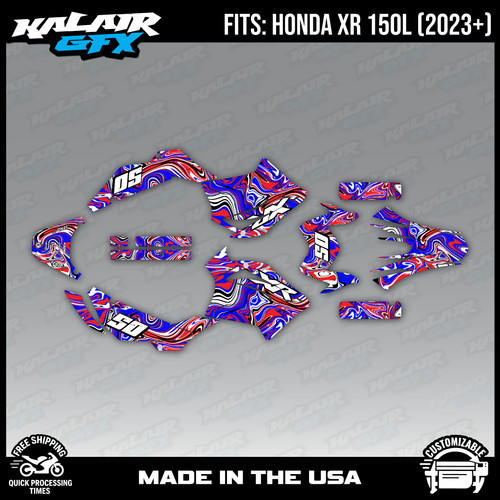 Graphics kit for honda - graphics,