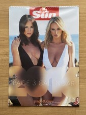 Sun Page 3 A3 Calendar 2016