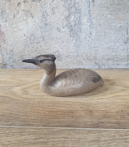 Poole pottery stoneware - pottery, grebe