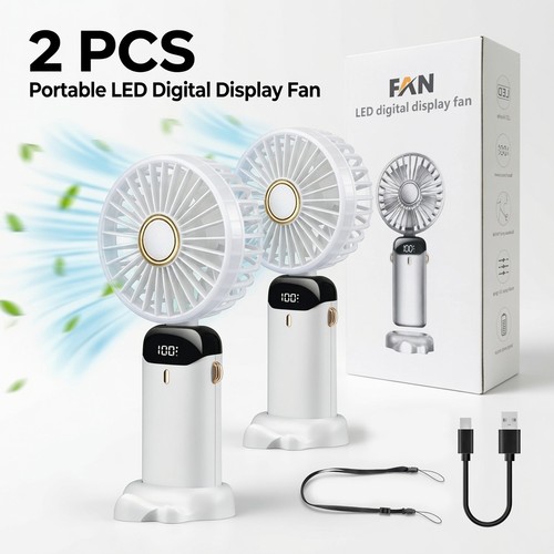 2pcs mini handheld fan usb - fan,