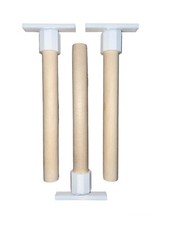 Twist Fit Wooden Bird Perches For Bird Cages, 15mm Diameter For S - M Size Birds