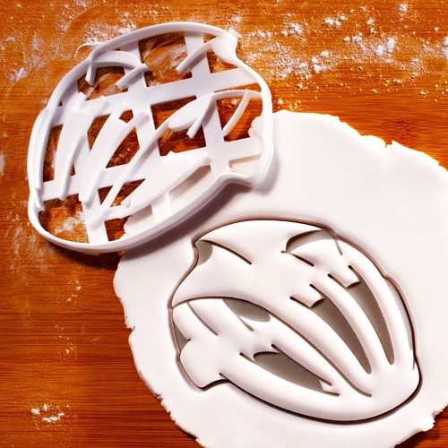 Cycling helmet cookie cutter - helmet,