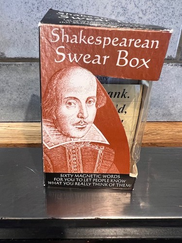 Shakespearean swear box - box,