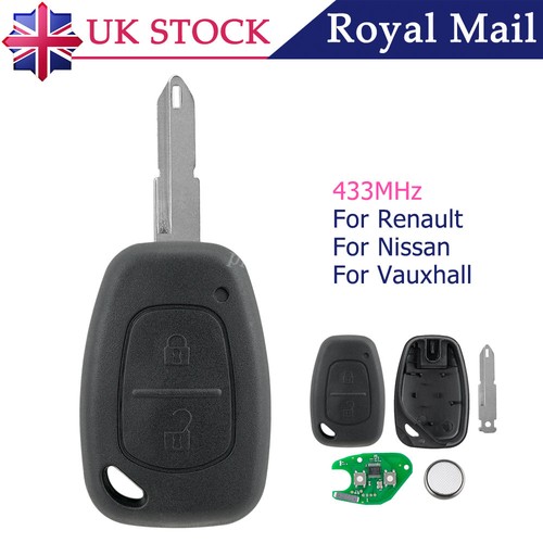 433mhz remote key fob - key, replace