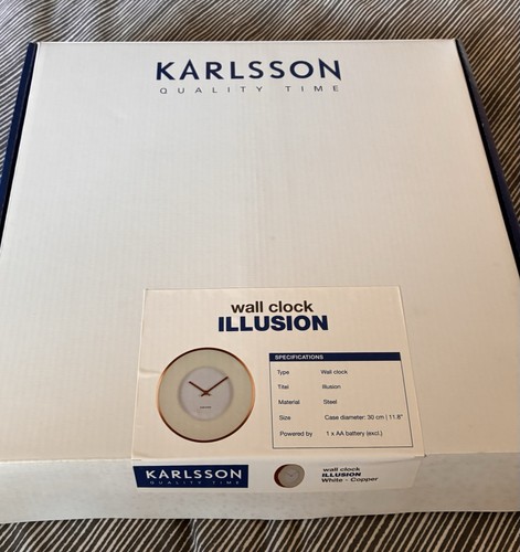 Karlsson illusional wall - wall, clock