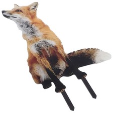 Adorable Fox Lawn Sign Acrylic Garden Decor Ornament  for Courtyard Pathways