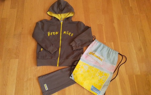Brownies uniform hoodie zip - brownies, up