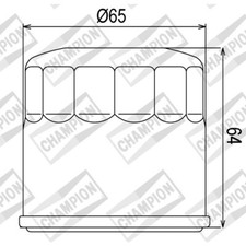 CHAMPION COF104 OIL FILTER FOR