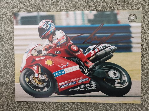 Troy bayliss signed photo - signed,