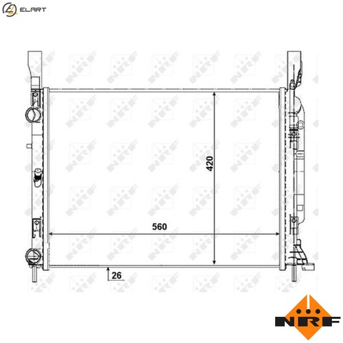 Radiator engine cooling - radiator,