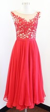 Sherri Hill Dress Womens 6 Red