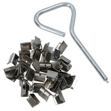 Lead Flashing Kit Applicator Fixing Tool & Clips 50 Pack House Wall Roofing