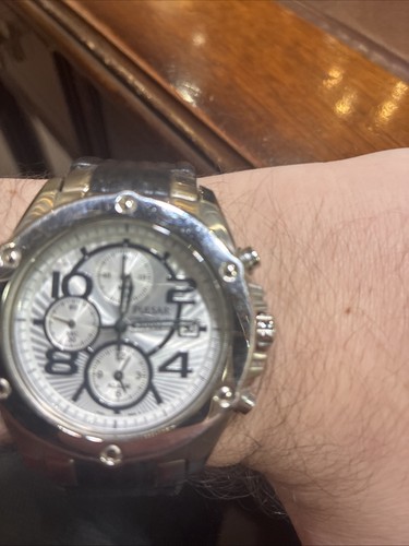 Pulsar quartz men wristwatch - pulsar,