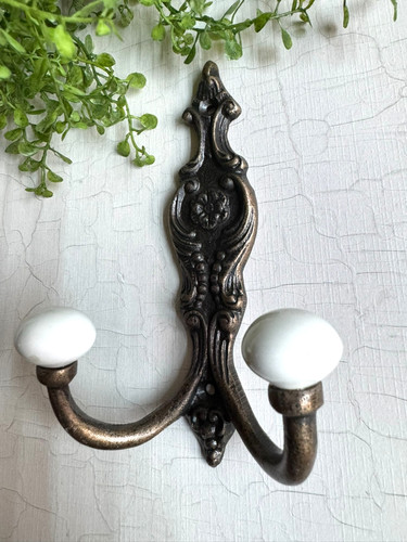 Double ceramic hook - double,