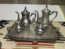 Vintage Silver Antique Teapot