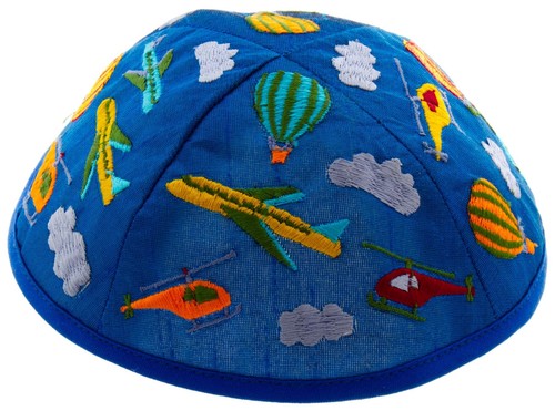 Kippah for children blue - for,