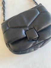zara black handbag