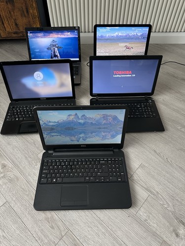 Job lot used working - used, laptops