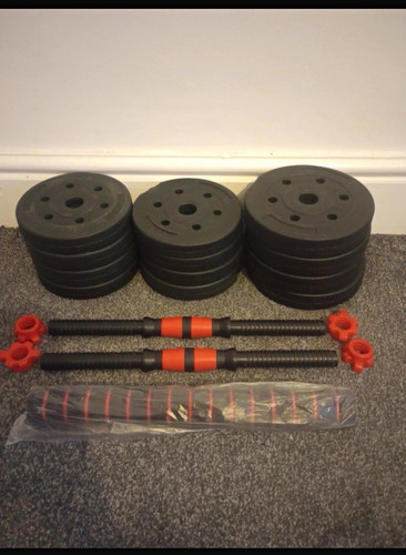 Adjustable dumbells 20kg - adjustable,