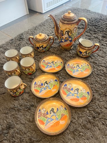 Vintage hand painted japanese - hand,