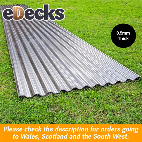 Galvanised corrugated roofing - corrugated,