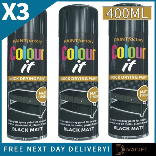 Black matt spray paint - 3,