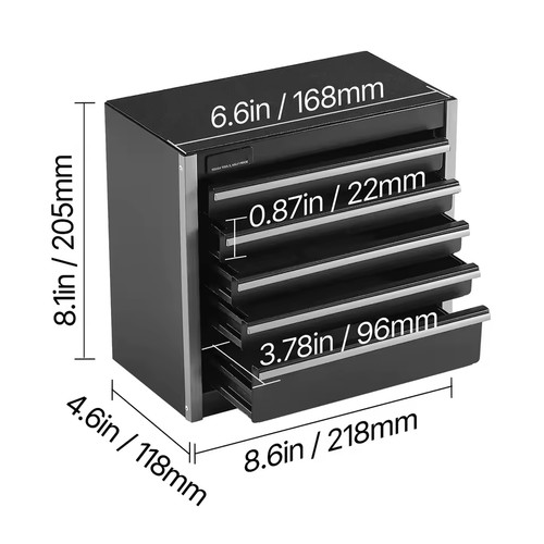 Drawer portable metal tool - metal,