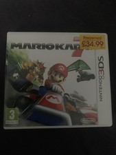 Nintendo 3DS Mario Kart 7 Game Case And Manual