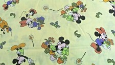 100% cotton Micky mouse & Donald Duck fabric per fat quarter 50x50cm approx