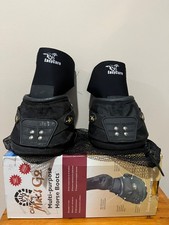 Old Mac G2 Hoof Multi Purpose Horse Trail  boots pair of two size 5 NEW 1 Used