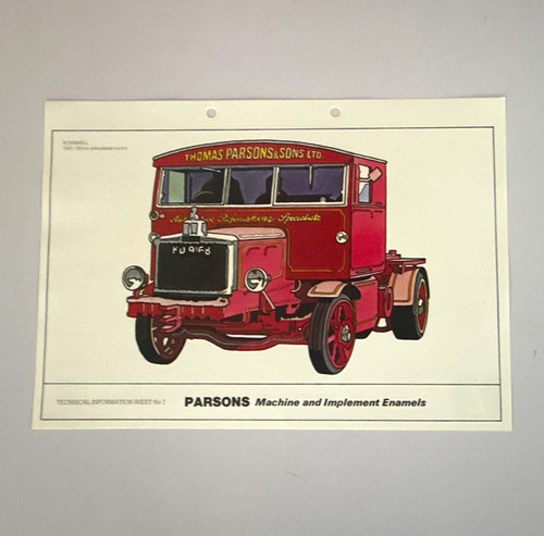 Parsons scammell 1922 - parsons,