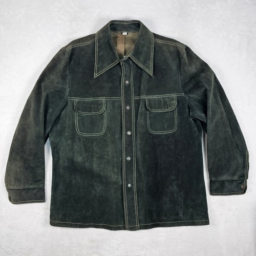 Vtg 70s grodins suede - 70s, jacket