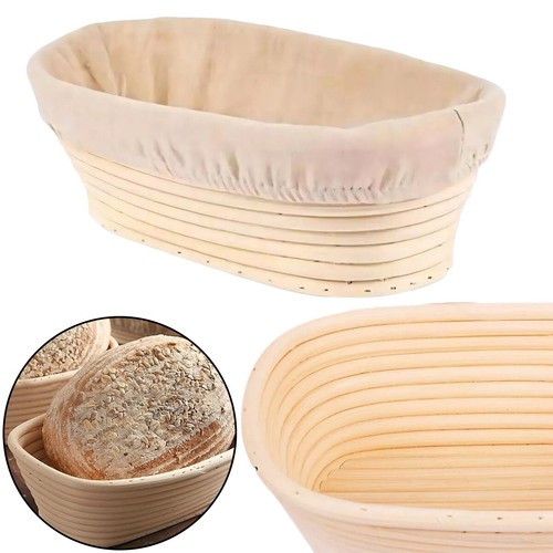 Oval rattan banneton bread - 10",
