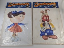 Vintage 1970's Magic Roundabout Contact Characters Vinyl Stickers Florence Dylan