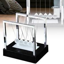 Newtons LED Light Kinetic Energy Up Swing Cradle Ball Games Science Toy Decor