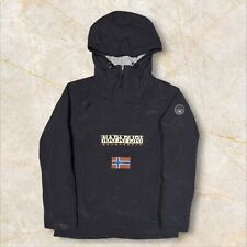 Mens Napapijri Rainforest 1/4 Zip Hooded Winter Insulated Jacket (Size S) L771