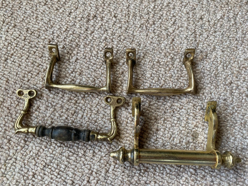Vintage brass sash window - sash,