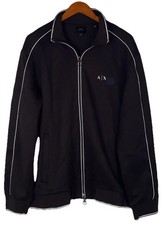 Mens Armani Exchange Tracksuit Jacket Black