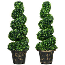 HOMCOM Set of 2 Potted