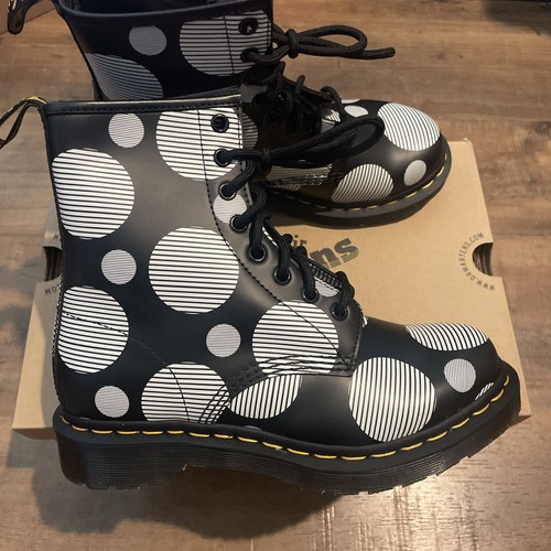 Martens 1460 black white - dr.,
