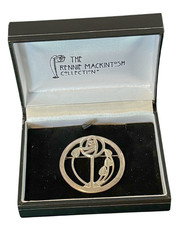 The Rennie Mackintosh Collection Sterling Silver Brooch, Carrick Jewellery 1990s