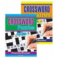 Large Print Crossword Puzzle Books Book 143 Puzzles A4 Pages Trivia Fun