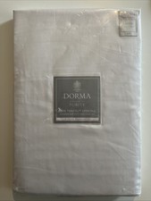 DORMA Purity - Double Duvet Cover - 100% TENCEL LYOCELL - White - Brand New