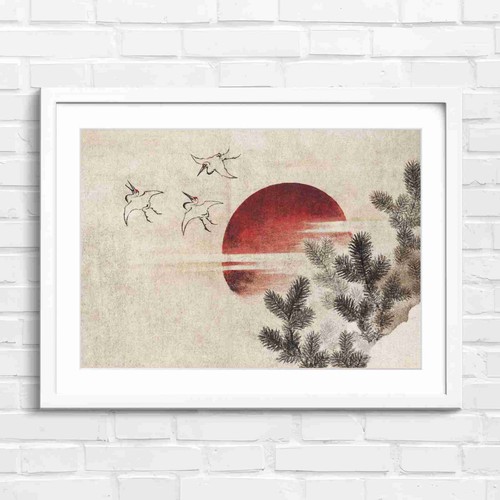 Traditional japanese cranes - traditional,