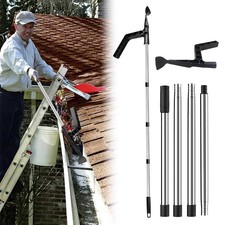 Gutter Cleaning Tool Roof Leaf Cleaner Scoop Shovel for Skylight Roof Debris UK